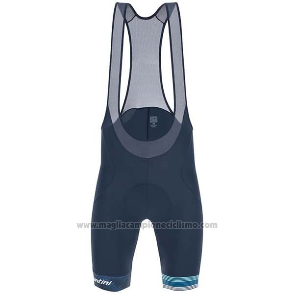 2020 Abbigliamento Ciclismo Subaru Lider Bianco Blu Manica Corta e Salopette